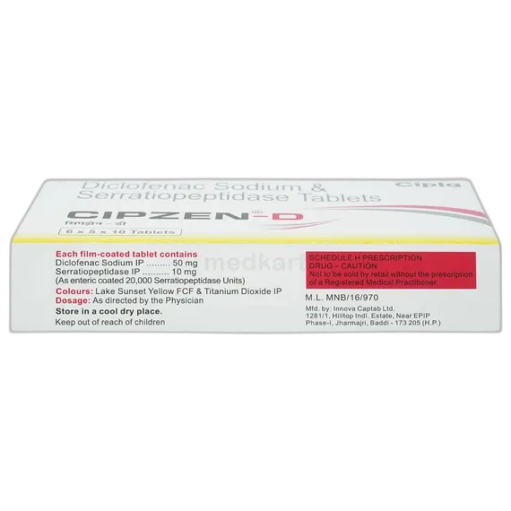 cipzen d tablet 10's